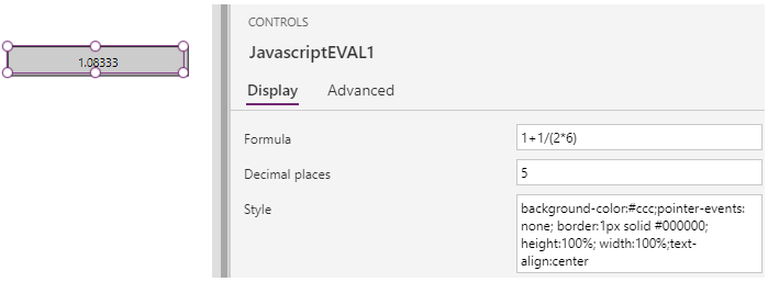 Power App - Eval Function