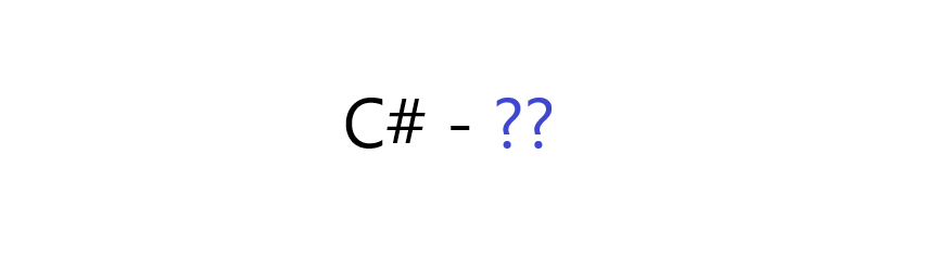 C# - ??